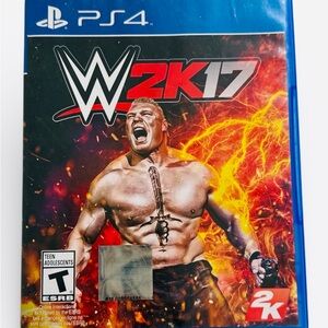 WWE 2K17 (PS4, 2016) - Complete with Manual - Tested & Working!